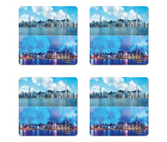 Hong Kong Asian Coaster Set Of Four