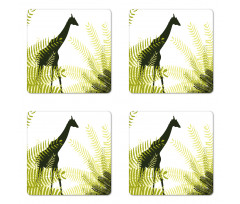 National Park Giraffe Coaster Set Of Four