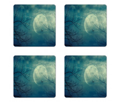 Haunted Forest Coaster Set Of Four