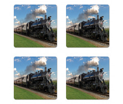 Countryside Train Coaster Set Of Four