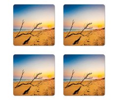 Sunrise at a Sea Shore Coaster Set Of Four