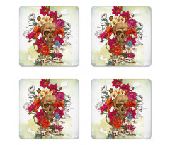 Dead Flowers Spain Coaster Set Of Four