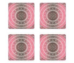 Ombre Ethnic Coaster Set Of Four