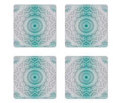 Mandala Occult Motif Coaster Set Of Four