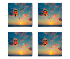 Skyline Horizon at Sea Coaster Set Of Four