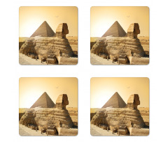 Egptian Pyramids Coaster Set Of Four
