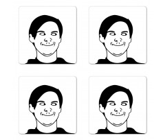 Oh Crap Troll Face Guy Coaster Set Of Four