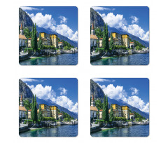 Landscape of Lake Como Coaster Set Of Four