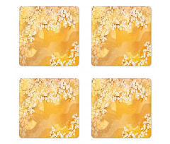 Blossoms Coaster Set Of Four