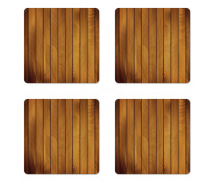 Wooden Plank Aged Timber Coaster Set Of Four