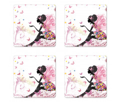 Fantasy Garden Coaster Set Of Four