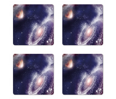 Nebula Planet Cosmic Coaster Set Of Four