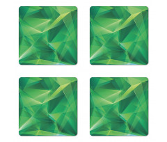 Geometric Crystal Coaster Set Of Four