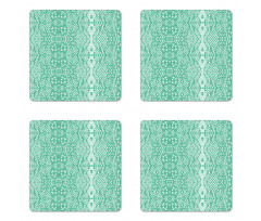 Retro Lace Pattern Coaster Set Of Four