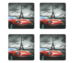 Romantic City Paris Coaster Set Of Four