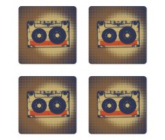 Audiocasette Music Fun Coaster Set Of Four