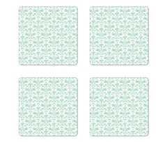 Wave Like Round Swirls Coaster Set Of Four