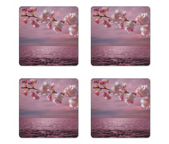 Cherry Tree Branch Coaster Set Of Four