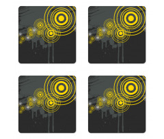 Street Inner Circle Coaster Set Of Four