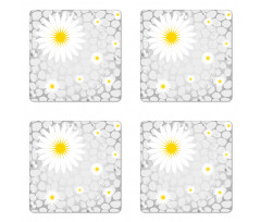 Flowers Animal Dots Coaster Set Of Four