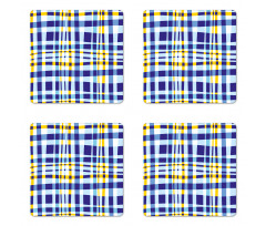 Scottish Tartan Coaster Set Of Four