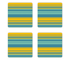 Horizontal Modern Coaster Set Of Four