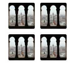 Hungarian Parliament Coaster Set Of Four