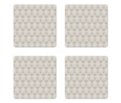 Royal Taupe Tone Coaster Set Of Four