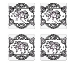 Rain Symbol Coaster Set Of Four