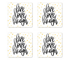 Phrase Dots Coaster Set Of Four