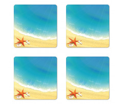 Waves on Beach Coaster Set Of Four