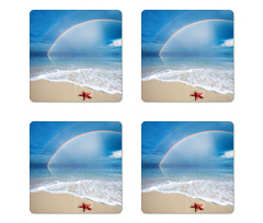 Rainbow Ocean Coaster Set Of Four