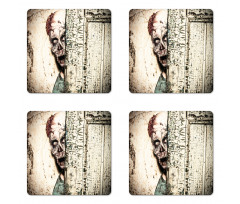 Old House Vampire Coaster Set Of Four