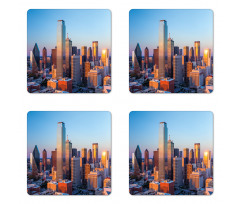 Dallas Sunset Coaster Set Of Four