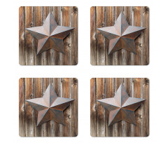 Vintage Star Coaster Set Of Four