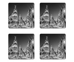 Madrid at Night Coaster Set Of Four