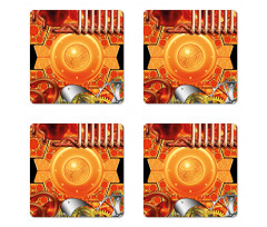 Retro Gear Technology Coaster Set Of Four