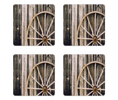 Rusty Door Coaster Set Of Four