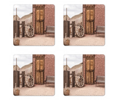 Farmhouse Coaster Set Of Four