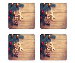 Cookie Present Coaster Set Of Four