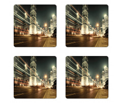 Shanghai Finance Zone View Coaster Set Of Four