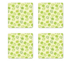 Vegetable Sketch Coaster Set Of Four