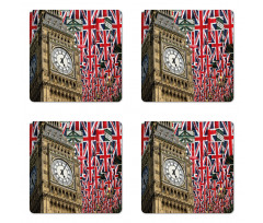 UK Flags Coaster Set Of Four