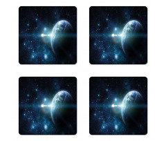 Mysterious Outer Space Coaster Set Of Four