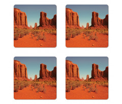 Hot Day Monument Valley Coaster Set Of Four