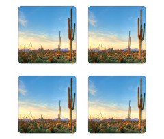 Sonoran Desert Sunset Coaster Set Of Four