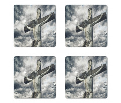 Stormy Dramatic Cloudscape Coaster Set Of Four