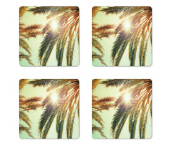 Sunbeams Tree Retro Coaster Set Of Four