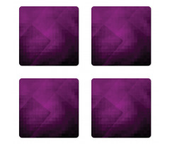 Squares Modern Art Coaster Set Of Four