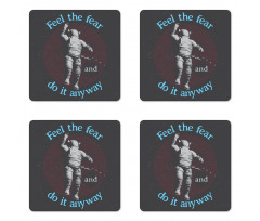 Dangerous Astronaut Coaster Set Of Four